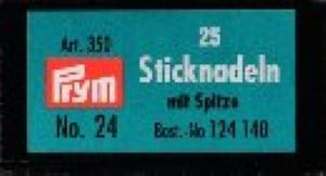 Sticknadel mit Spitze  24, 25 Stk.